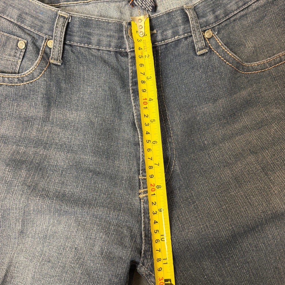 Phat Farm Mens 38x30 Straight Fit Jeans Blue Denim 100% Cotton Streetwear - Picture 9 of 10